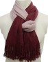Schal, Herbst, Winter, Damen, Herren, braun, rosa, Fransen, Herbstschal, Winterschal